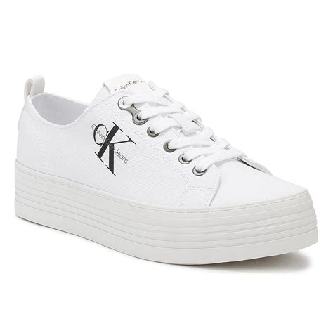 calvin klein white sneakers women's|calvin klein white sneakers women.